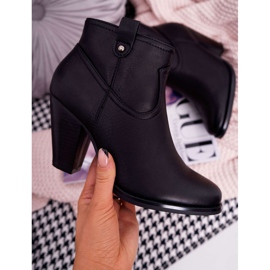 BUGO Botas de Mujer con Tacón Negro Memphis 1
