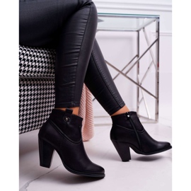 BUGO Botas de Mujer con Tacón Negro Memphis 3