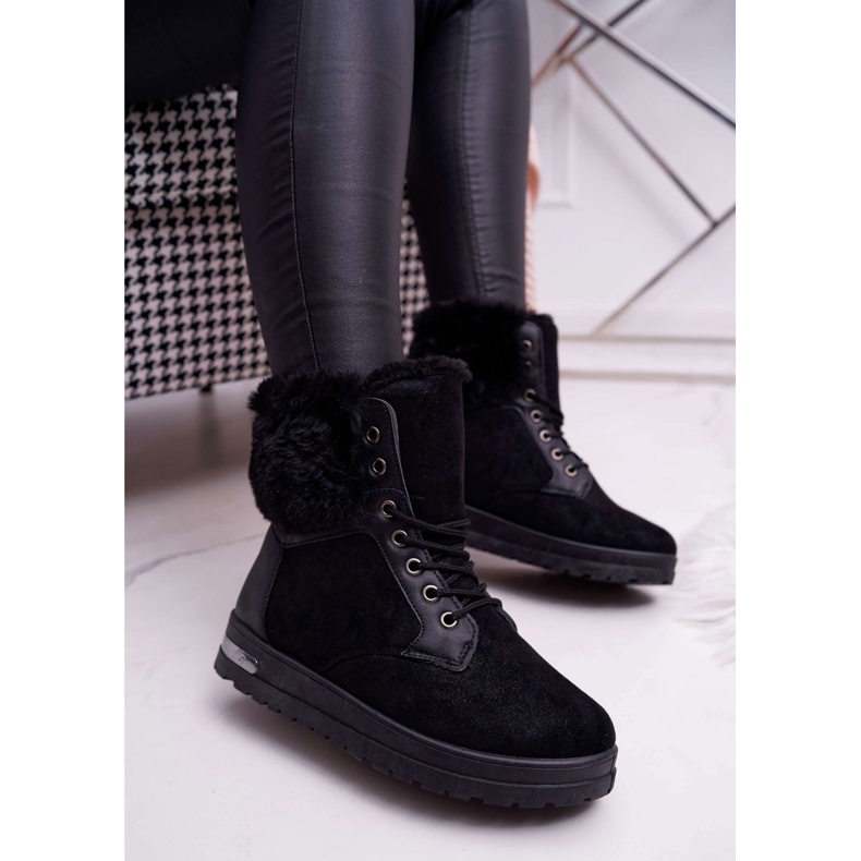 BUGO Botas Altas de Mujer con Piel Negra Glamiso negro 1 BUGO Botas Altas de Mujer con Piel Negra Glamiso negro 1