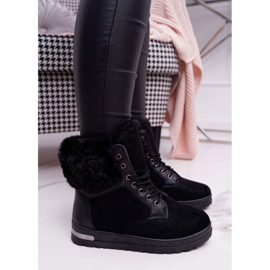 BUGO Botas Altas de Mujer con Piel Negra Glamiso negro 3