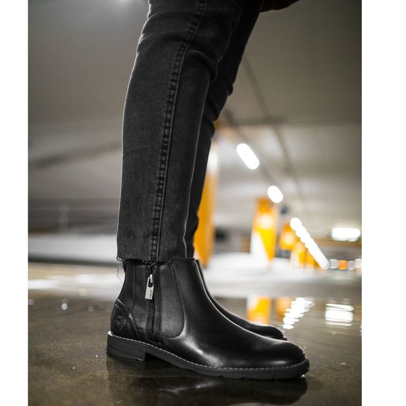 Botas Hombre Piel Big Star Negras EE174287 negro 1