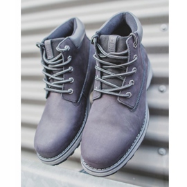 Botas Senderismo Hombre Piel Big Star Negra EE174228 negro 1