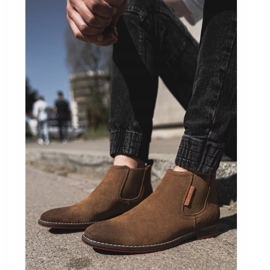 Botines Chelsea Hombre Cross Jeans Camel EE1R4068C marrón 2 Botines Chelsea Hombre Cross Jeans Camel EE1R4068C marrón 2