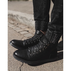 Hombre Trappers Cross Jeans Negro EE1R4081C 4