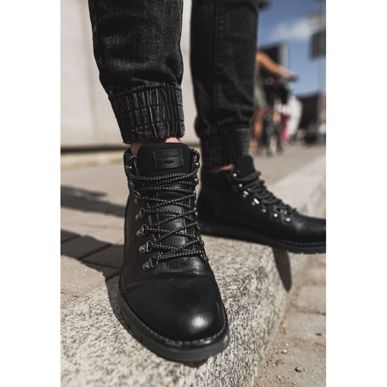 Hombre Trappers Cross Jeans Negro EE1R4081C 2