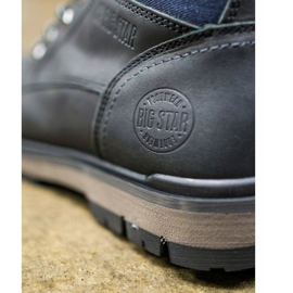 Botas Senderismo Hombre Piel Big Star Negra EE174267 negro 4