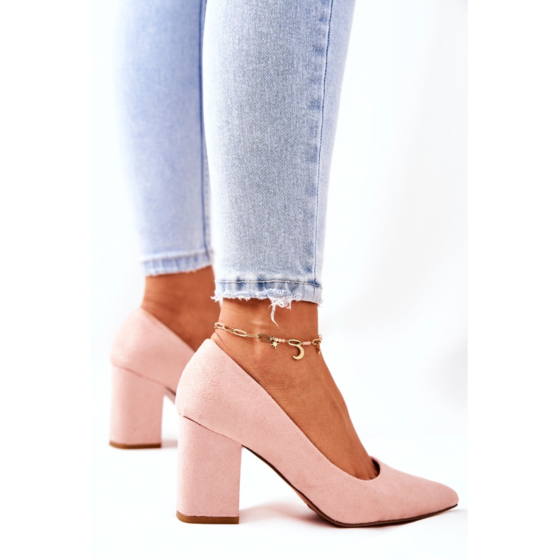 SEA De Mujer Zapatos De Salón Con Tacón Ante Beige Florena 1