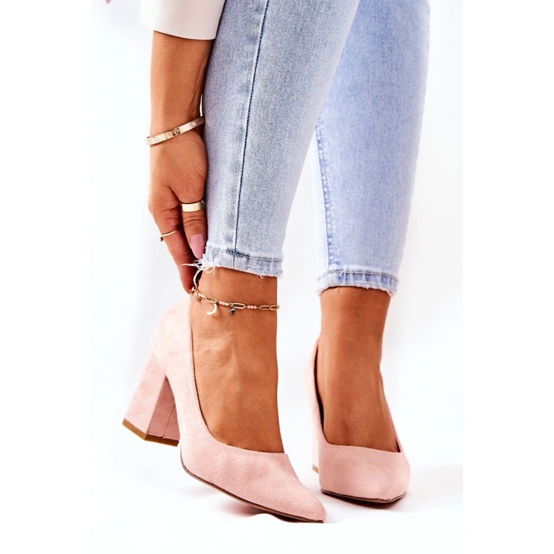 SEA De Mujer Zapatos De Salón Con Tacón Ante Beige Florena 2