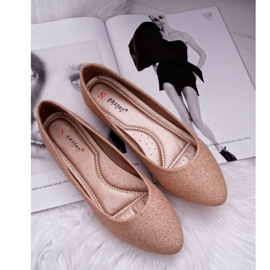 PS1 Bailarinas de mujer Glitter Rose Gold Fifi dorado 4
