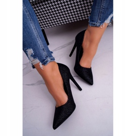 PS1 Tacones altos de mujer Glitter Black Vivien negro 4