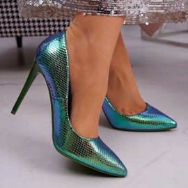 PS1 Stilettos Mujer Azul Iridiscente WildStar 2 PS1 Stilettos Mujer Azul Iridiscente WildStar 2