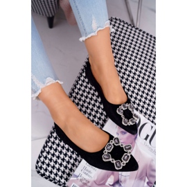 SEA Bailarinas de mujer con piedras Black Divine negro 3