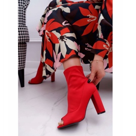 PS1 Botines de Mujer Lycra Open Toes Red First rojo 1 PS1 Botines de Mujer Lycra Open Toes Red First rojo 1