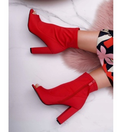 PS1 Botines de Mujer Lycra Open Toes Red First rojo 2 PS1 Botines de Mujer Lycra Open Toes Red First rojo 2