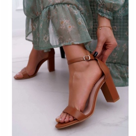 PS1 Sandalias Clásicas De Mujer Con Tacón Camel Fiji marrón 2 PS1 Sandalias Clásicas De Mujer Con Tacón Camel Fiji marrón 2