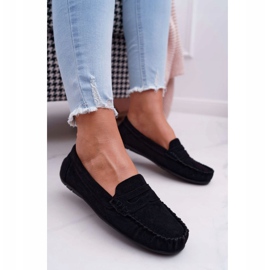 PS1 Mocasines negros de ante para mujer Bolero 1