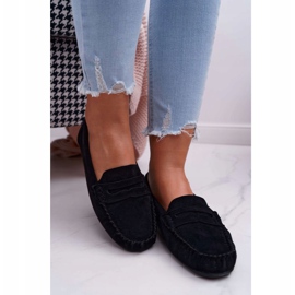 PS1 Mocasines negros de ante para mujer Bolero 3