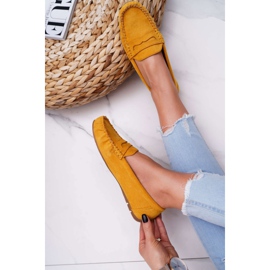 SEA Mocasines Amarillos De Mujer Ante Bolero 4
