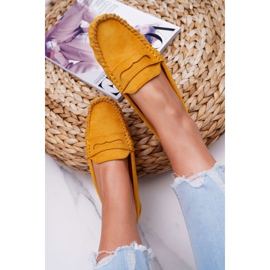 SEA Mocasines Amarillos De Mujer Ante Bolero 5