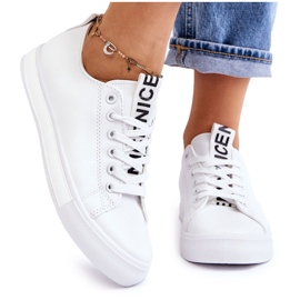 SEA Zapatillas clásicas White Ville para mujer blanco 9