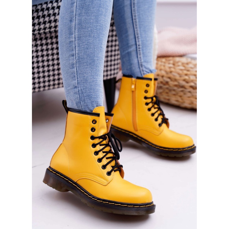 SEA Botas Mujer Trappers Yellow Gangsta amarillo 1
