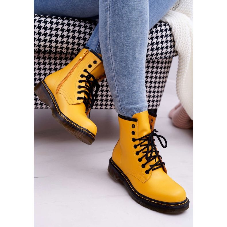 SEA Botas Mujer Trappers Yellow Gangsta amarillo 2