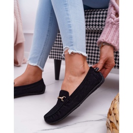 SEA Mocasines negros de ante para mujer de Sonnero 3