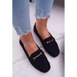 SEA Mocasines negros de ante para mujer de Sonnero 4