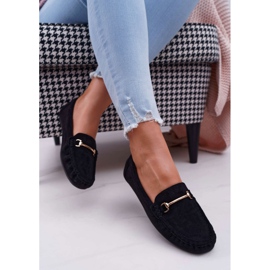 SEA Mocasines negros de ante para mujer de Sonnero 2