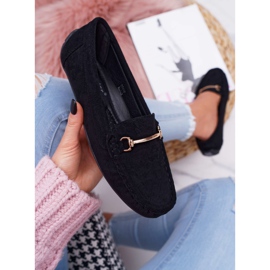 SEA Mocasines negros de ante para mujer de Sonnero 5