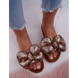 SEA Pantuflas de Mujer con Lazo Grande Champagne Big Love multicolor 3