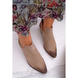 Nicole Botas de Mujer Cuero Primavera Beige Anabella 3