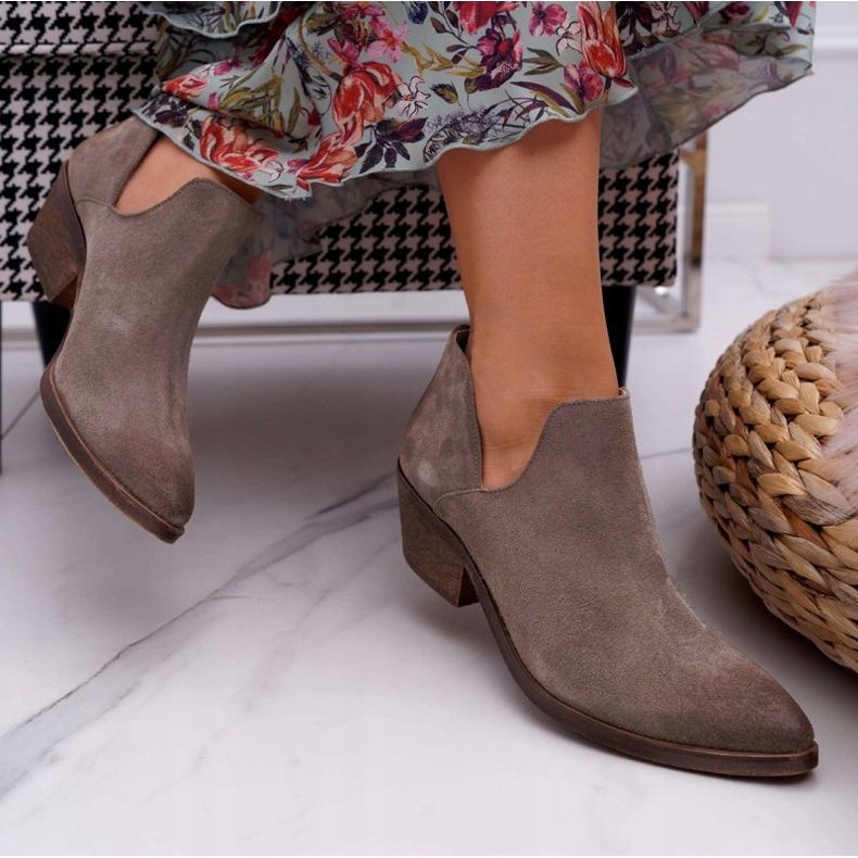 Nicole Botas Mujer Primavera Piel Cappuccino Anabella beige 2