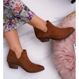 Nicole Botas de Mujer Marrón Primavera Cuero Anabella 4