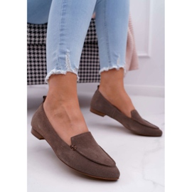 Nicole Mocasines Mujer Mocasines Piel Ante Cappuccino Homny beige 1