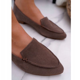 Nicole Mocasines Mujer Mocasines Piel Ante Cappuccino Homny beige 4