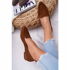 Nicole Mocasines Mujer Mocasines Piel Ante Coñac Homny marrón 6