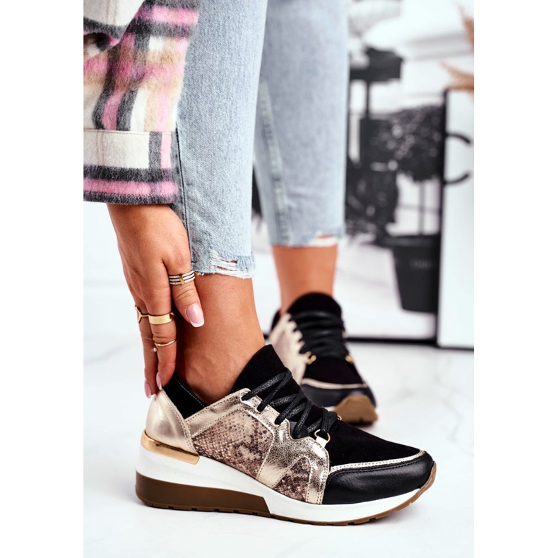 Nicole Deportivas Mujer Cuero Natural Dorado Coledo 2