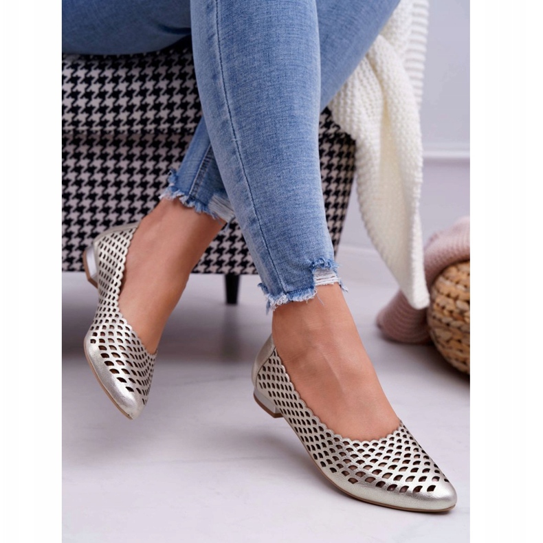 Bailarinas Mujer Piel Dorada Exquisite 1107/1 dorado 2