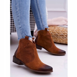 Exquisite Botas de Mujer Terciopelo Marrón Exquisito 1166 1