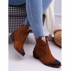Exquisite Botas de Mujer Terciopelo Marrón Exquisito 1166 2