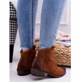 Exquisite Botas de Mujer Terciopelo Marrón Exquisito 1166 4