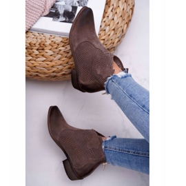 Botas de Mujer Beige Velour Exquisite 1166 5