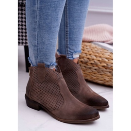 Botas de Mujer Beige Velour Exquisite 1166 3