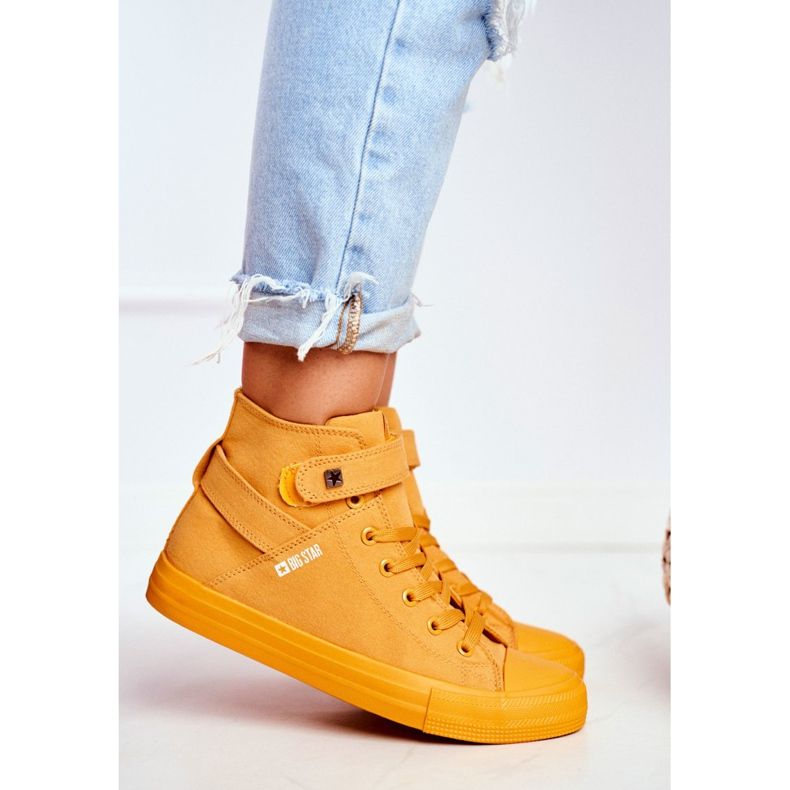 Zapatillas de mujer Big Star Yellow FF274581 amarillo 2