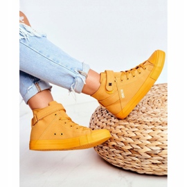Zapatillas de mujer Big Star Yellow FF274581 amarillo 4
