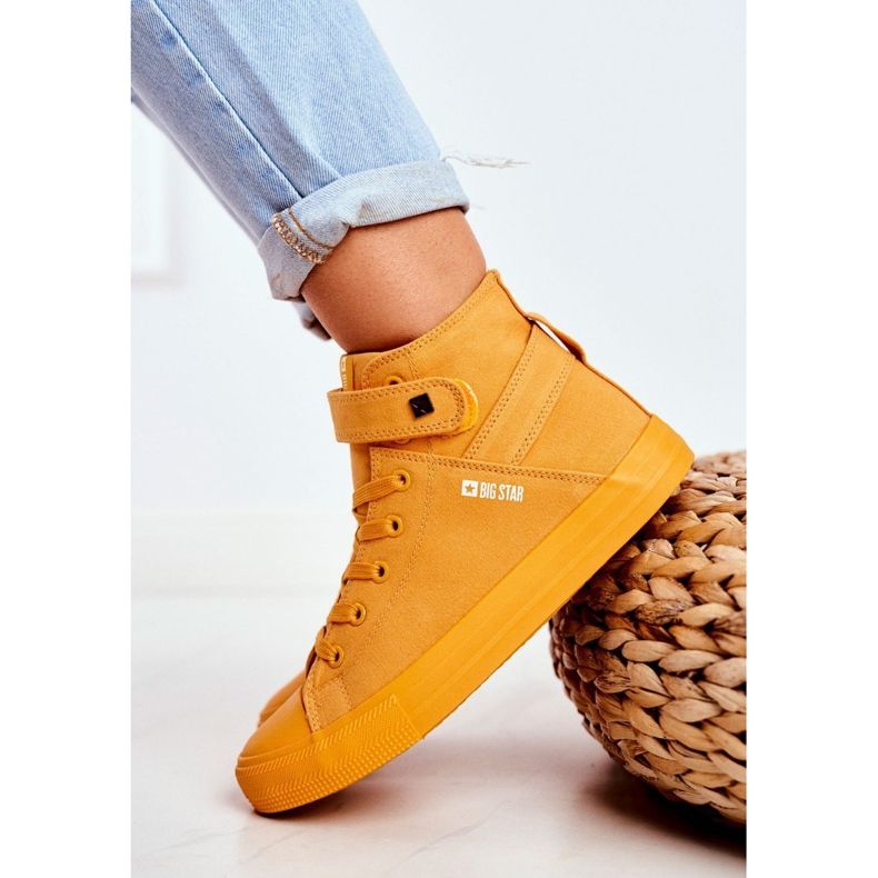 Zapatillas de mujer Big Star Yellow FF274581 amarillo 1