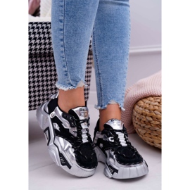 Zapatos Deportivos Mujer Big Star by Daniel Lopez Negro Plata FF274A527 gris 3