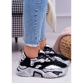 Zapatos Deportivos Mujer Big Star by Daniel Lopez Negro Plata FF274A527 gris 4