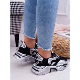Zapatos Deportivos Mujer Big Star by Daniel Lopez Negro Plata FF274A527 gris 5